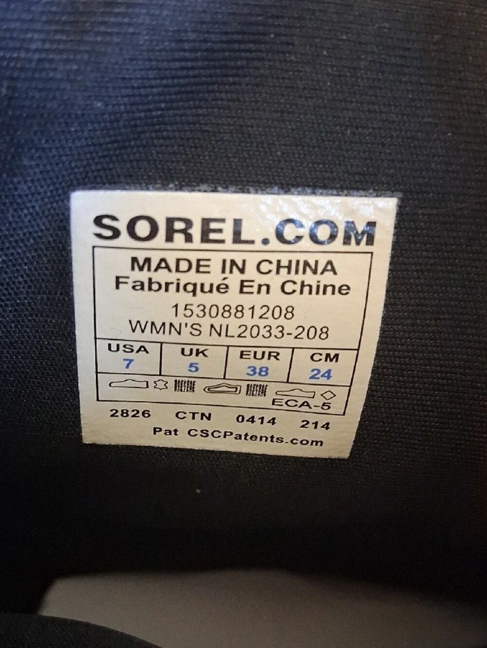 Sorel Conquest Carly Brown Gray Tall Lace-Up Waterproof Winter Boots
